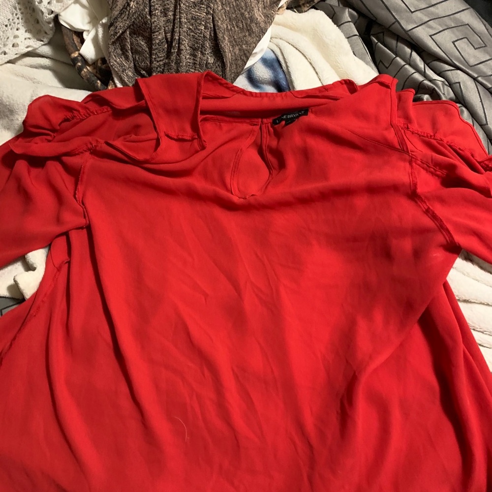 Red blouse